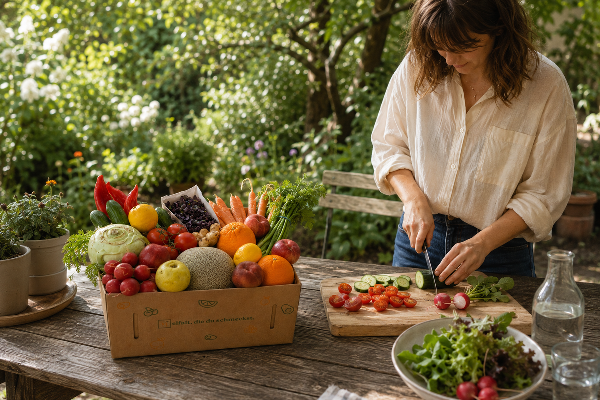 Endlich jeden Tag frisches Obst & Gemüse zu Hause.